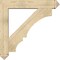 Ekena Millwork Balboa Arts and Crafts Rough Sawn Bracket w/ Offset Brace, Douglas Fir, 8"W x 44"D x 44"H BKT0806X44X44BOA03RDF - alternate 3